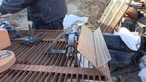 Шлифовка фаски на печном кирпиче