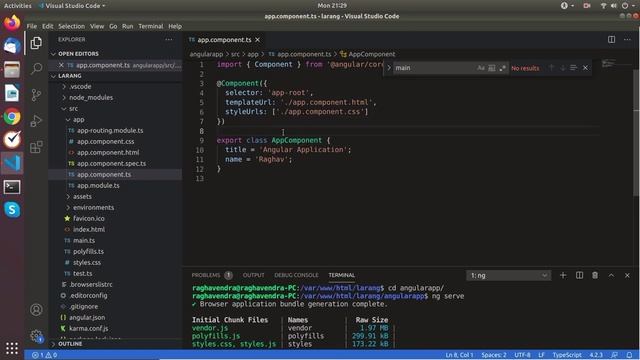 Component and Interpolation in Angular 13 | Laravel Angular Tutorial | Part-8 смотреть онлайн