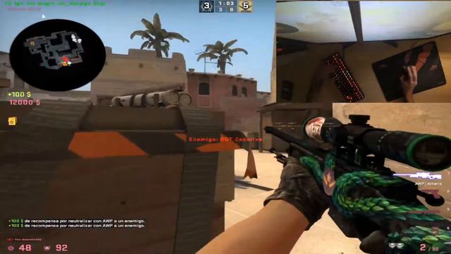CSGO BHOP AWP plays WITH HANDCAM смотреть онлайн