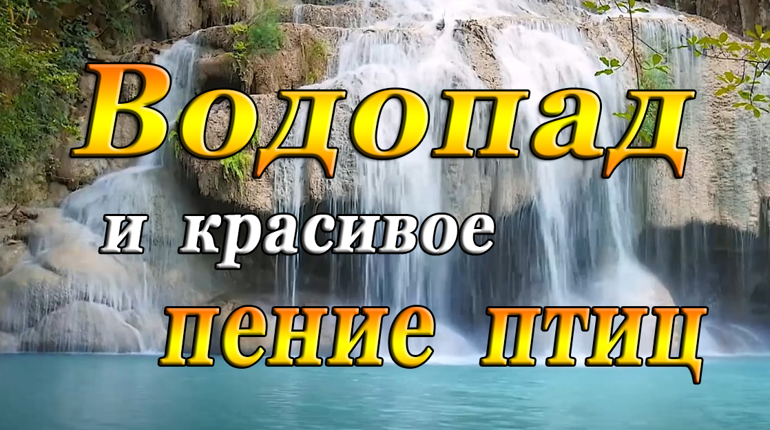 ВОДОПАД И ПЕНИЕ ПТИЦ смотреть онлайн