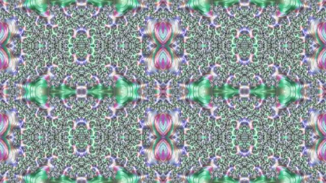 Trippy Groovy Colorful Symmetrical Fractal Kaleidoscope Animation, Groovy Chill Music смотреть онлайн