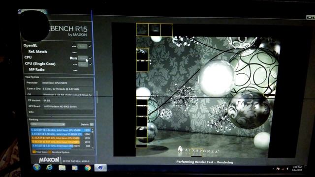 Processor Intel Xeon X5670 Overclock Test Benchmark On Cinebench R15 (4GHZ) смотреть онлайн