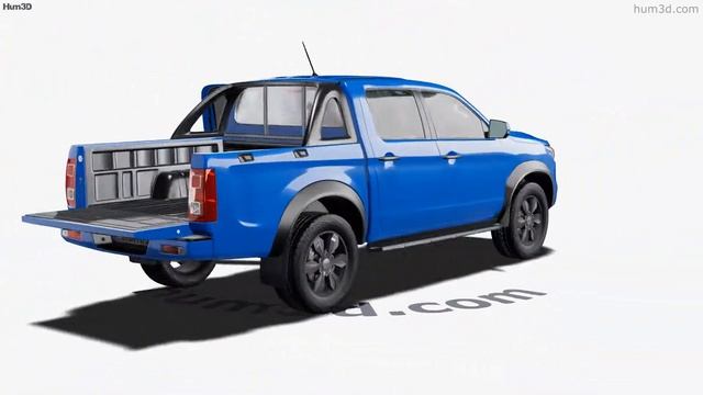 JAC Shuailing T8 with HQ interior 2018 3D model by Hum3D.com смотреть онлайн