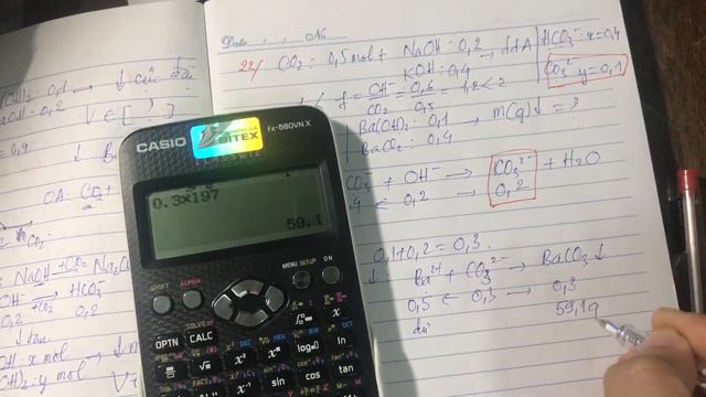 Hoá 11 Chú Bun - Bài Tập CO2 + NaOH, Ca(OH)2 (cơ Bản)