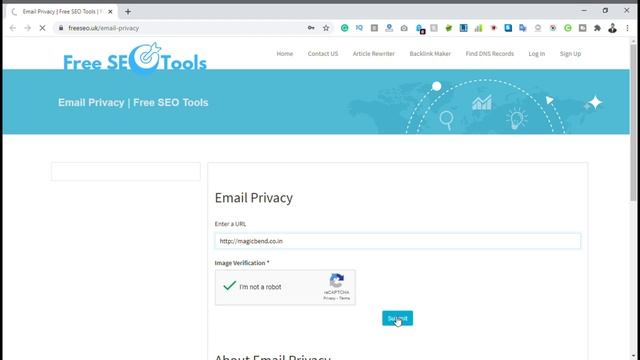 Email Privacy Checker | Free SEO Tools смотреть онлайн