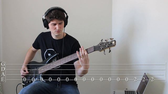 Linkin Park - Shadow Of The Day (Bass Cover with tab) смотреть онлайн