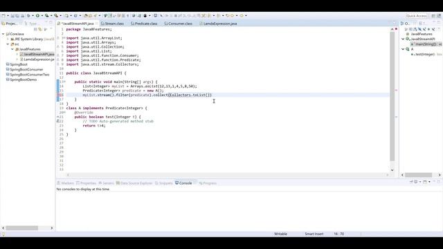 How to use filter | collect | forEach method of Stream API in Java8, Predicate| Consumer Interface. смотреть онлайн