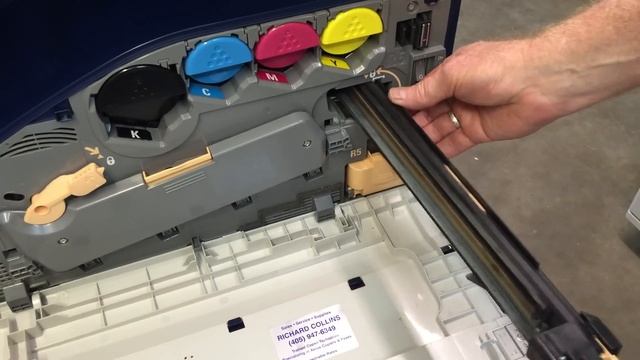 Replace Xerox Workcentre transfer belt cleaner 7425, 7428, 7435, 7525, 7530, 7535, 7545, 7556 смотреть онлайн