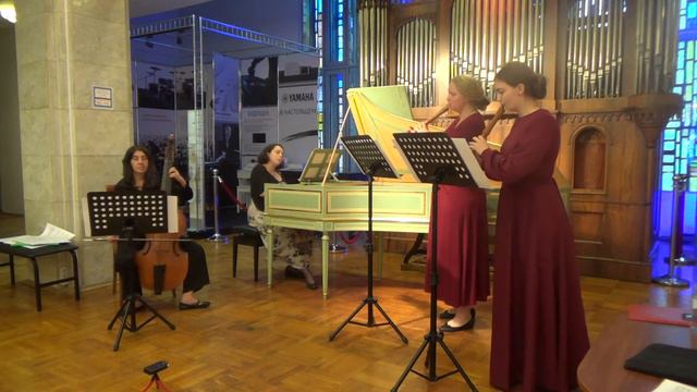 Part 1 - Adagio.G. Fr. Händel - Sonata HWV 394. 2 recorders and continuo смотреть онлайн