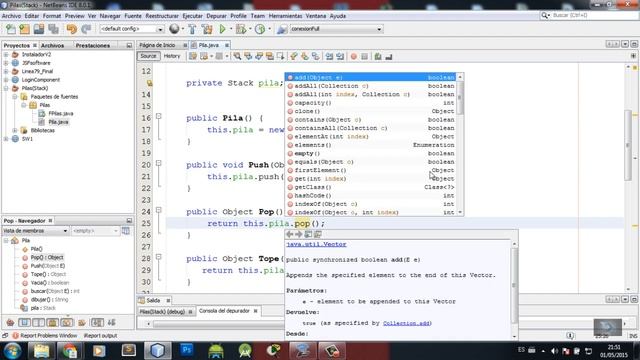 8.- Tutorial de Java: Pilas en Java | Stack смотреть онлайн