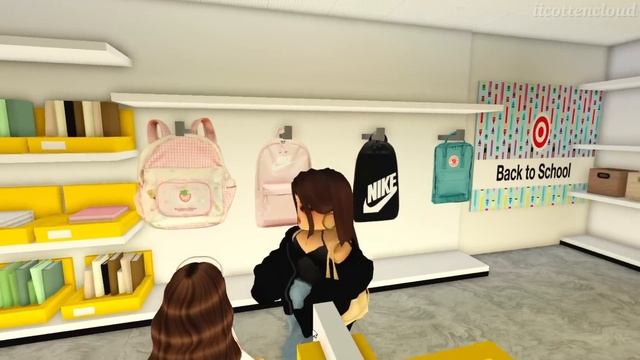 BACK TO SCHOOL SHOPPING AT TARGET! 2023|Bloxburg Roblox Family Roleplay|w/voices смотреть онлайн