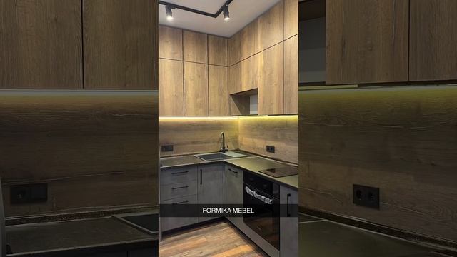 Кухня под потолок из Egger в ЖК Южная Битца