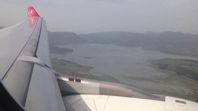 Turkish Airlines Airbus A330-300 Landing Izmir Adnan Menderes Airport (ADB/LTBJ)