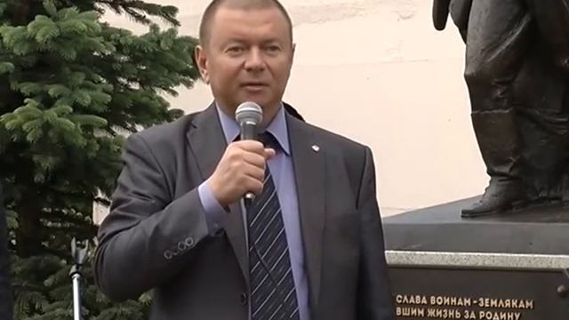 "Никто не забыт" - открытие памятника, павшим воинам в поселке Дубровский смотреть онлайн