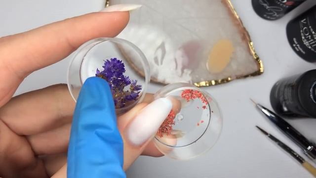 Аквариумный дизайн ГЕЛЬ ЛАКОМ /Milk Bath Nails / Сухоцветы маникюр 2020 / Дизайн пищевой пленкой смотреть онлайн