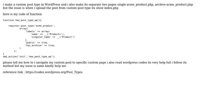 Wordpress: How to call wordpress custom post type page? смотреть онлайн