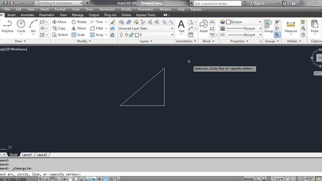 The ANGULAR Command - AutoCAD смотреть онлайн