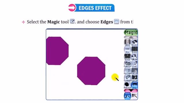 Edges effect in Tux paint смотреть онлайн