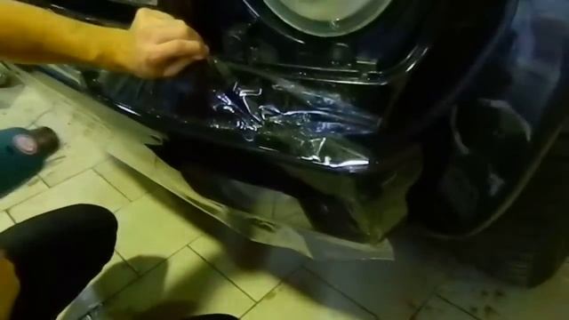 Оклейка бампера защитной пленкой INDIVIDUAL-DESIGN.RU смотреть онлайн