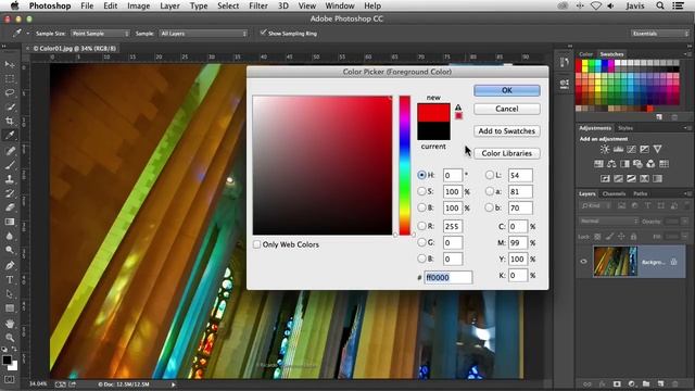 Como utilizar el selector de color en photoshop смотреть онлайн