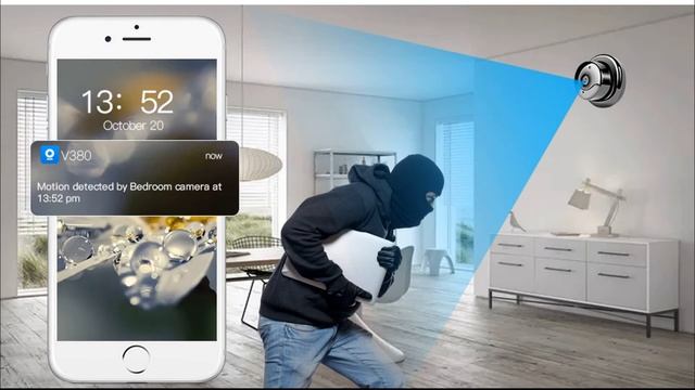 Беспроводная мини Wi-Fi камера SDETER 1080P ptz смотреть онлайн