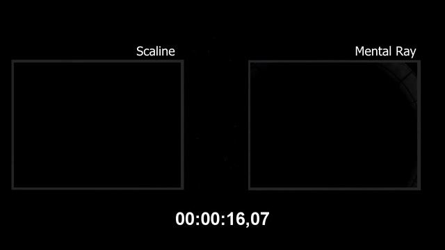 3D: Scanline VS Mental Ray rendering engine comparison смотреть онлайн