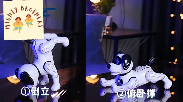2.4G Intelligent Robot Dog Children's Remote Control Smart Robot Dog Toy Programmable смотреть онлайн