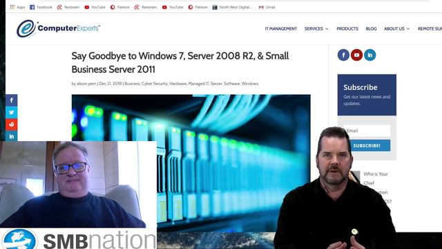 TECH TUESDAY: End of Life for Small Business Server and Windows 7 - Harry Brelsford and Kevin Hunte смотреть онлайн