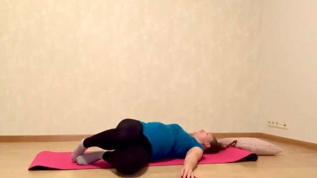 Начальный комплекс по работе с диастазом. Каждое упражнение 5-6 повторений. смотреть онлайн