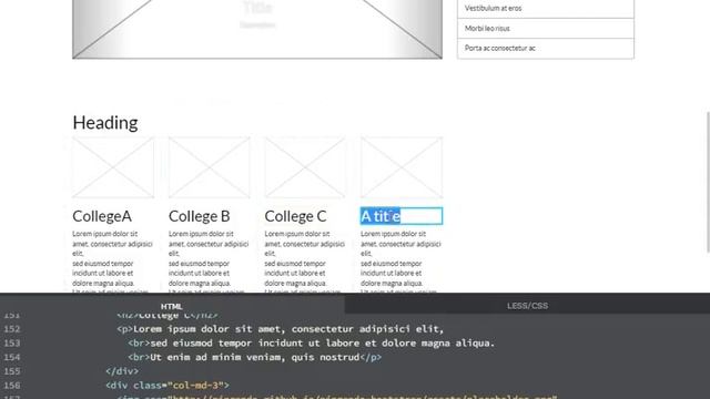 Website Layout using Bootstrap смотреть онлайн