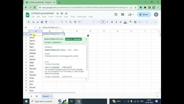 How to convert english to hindi in excel ? use google translate formula in google sheets. смотреть онлайн