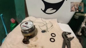 #2 Установка (замена) счётчика воды Норма СВКМ-15У в квартире. Одноструйный, крыльчатый.