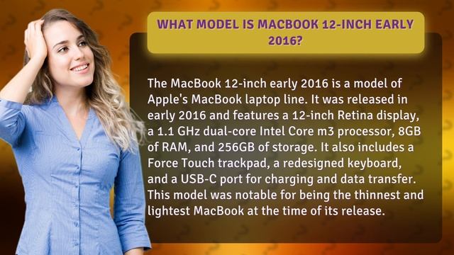 What Model Is MacBook 12-inch Early 2016?