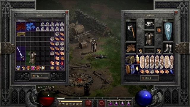 Auradin Paladin - LV30 Holy Shock (Tesladin) Vs LV30 Holy Fire (Dragon) - Diablo 2 Resurrected смотреть онлайн