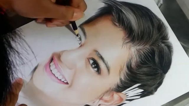 SUE RAMIREZ COLORED PENCIL DRAWING BY CLIFF BERON смотреть онлайн