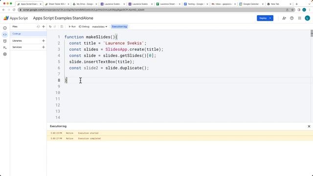 Creating Google Slides with Apps Script: Adding Text and Charts смотреть онлайн
