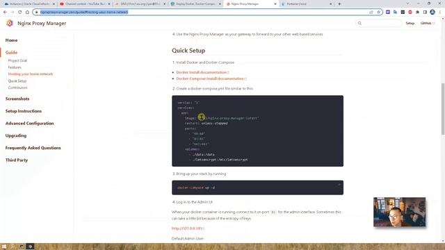 Using Portainer To Install NPM And Configure Custom DNS Name Access For  Portainer & NPM