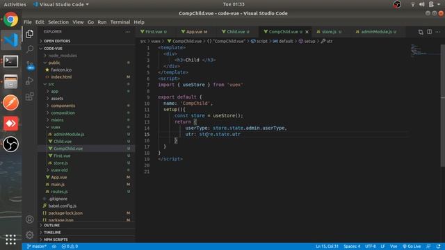 Vuex in Composition Api | #42 | Vuex State Management Vue js 3 in Hindi смотреть онлайн