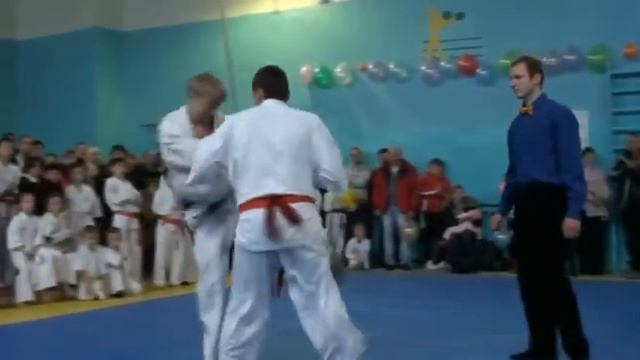 Киокушин СФКК. Болотин Дмитрий-Ваховский Роман. смотреть онлайн