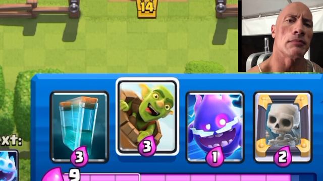 MAX LVL GOBLIN BARREL vs TRAINER LVL2 - Clash Royale смотреть онлайн
