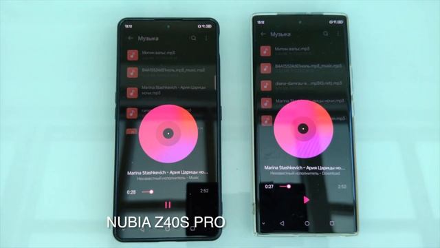 Как звучит NUBIA Z40S PRO ? / Аудиотест / Nubia Z40S Pro Vs Nubia Z40 Pro