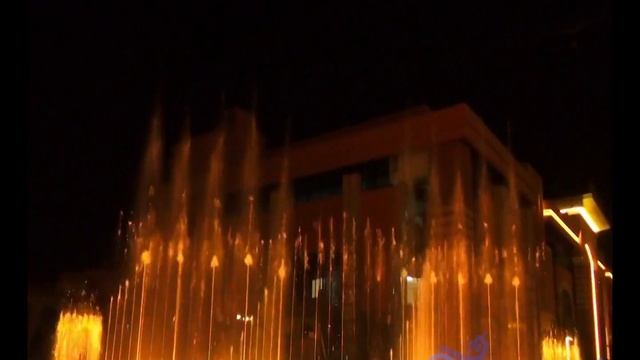 Morocco Marrakech Menara Mall Laser Water Screen Dancing fountain смотреть онлайн
