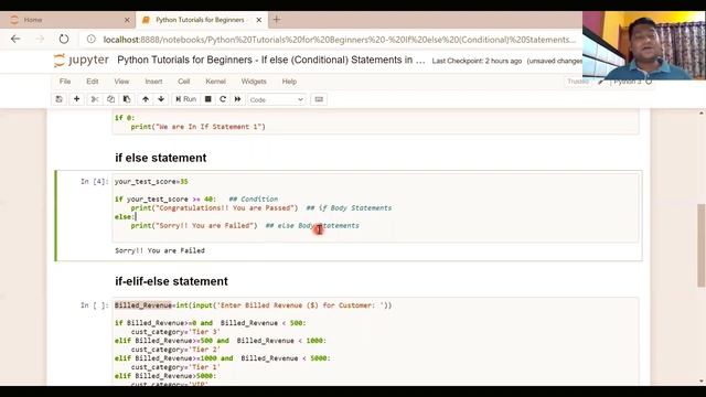 Python Tutorials for Beginners - If else Conditional Statements in Python смотреть онлайн