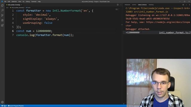 Number formatting in Javascript смотреть онлайн