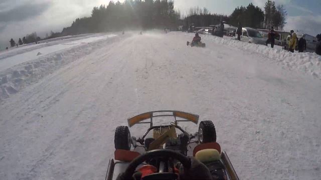 Зимний картинг; Кубок Свердловской области 7йэтап; г.Полевской; Ракет 120, 2й финал; Николаев №22 смотреть онлайн