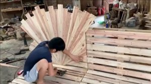 Большая кровать из поддонов своими руками видео пошаговая инструкция