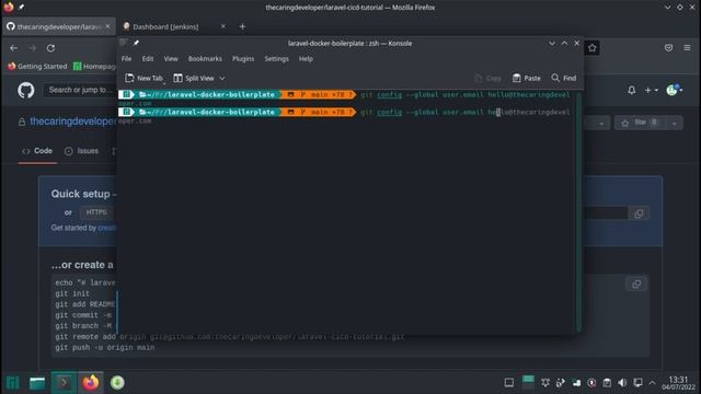 07 Laravel project Github setup - Laravel CI/CD with Jenkins, Docker and AWS смотреть онлайн