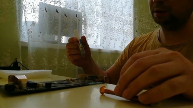 Прогрев видеокарты утюгом. смотреть онлайн
