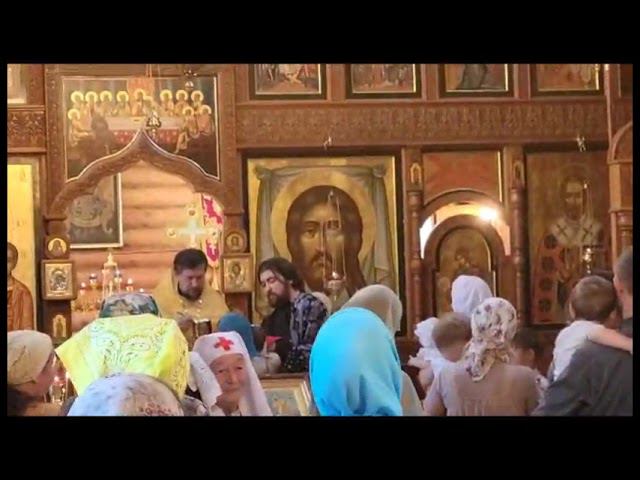 Причастие Евочки после крещения смотреть онлайн