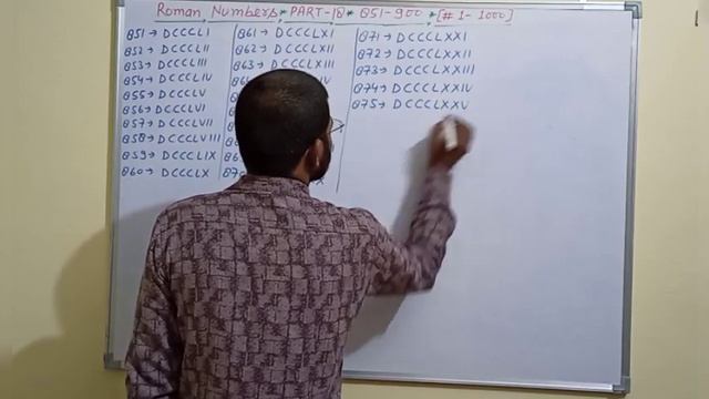 Roman Numerals 851 to 900 | रोमन संख्या 851 से 900 तक | Part-18 | Quick & Easy Writing Method |NTPC смотреть онлайн